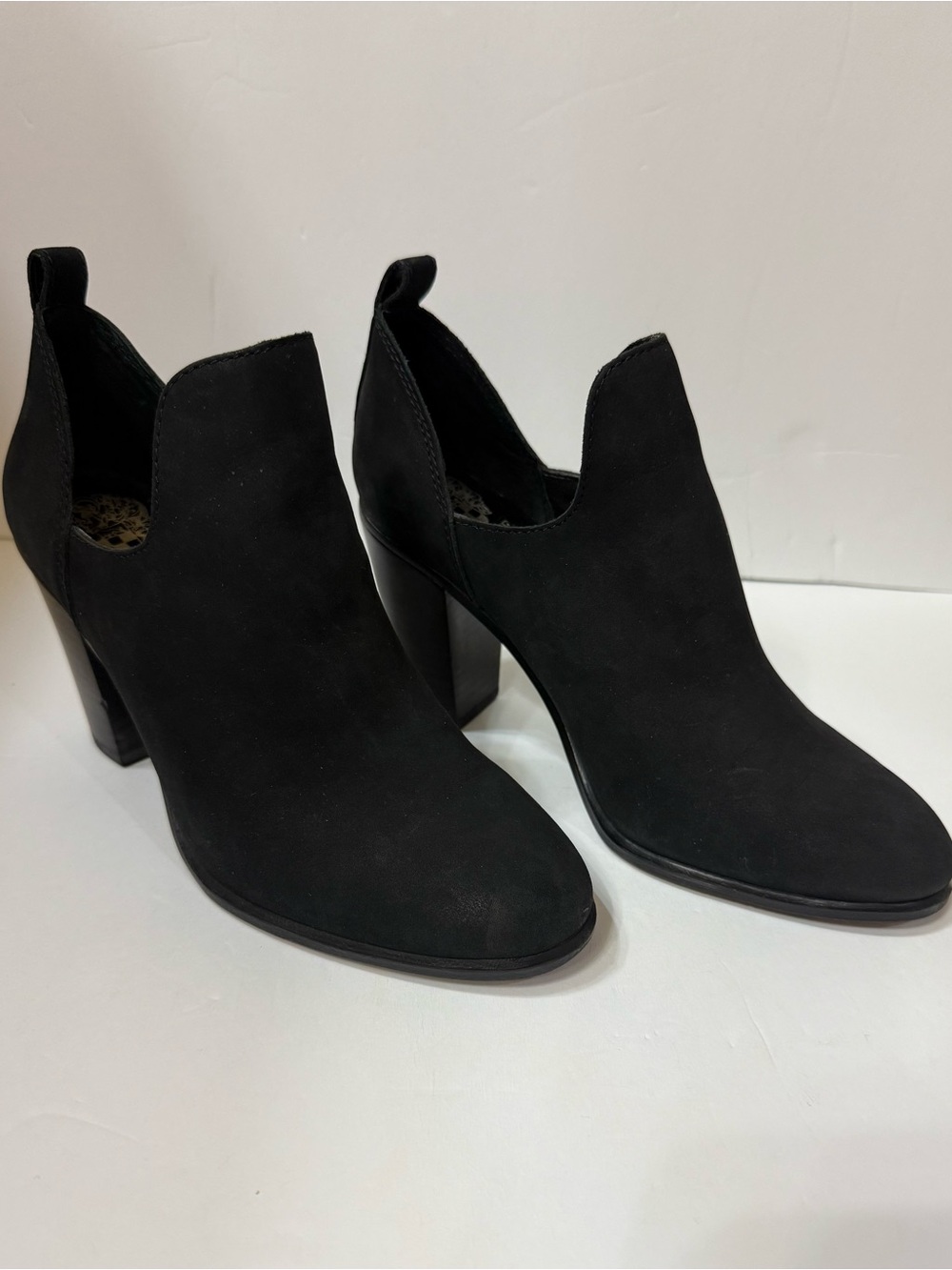 Vince Camuto Federa Black Suede Ankle Booties